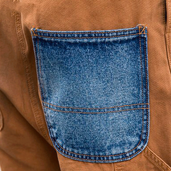 Coffee Overalls with Pocket