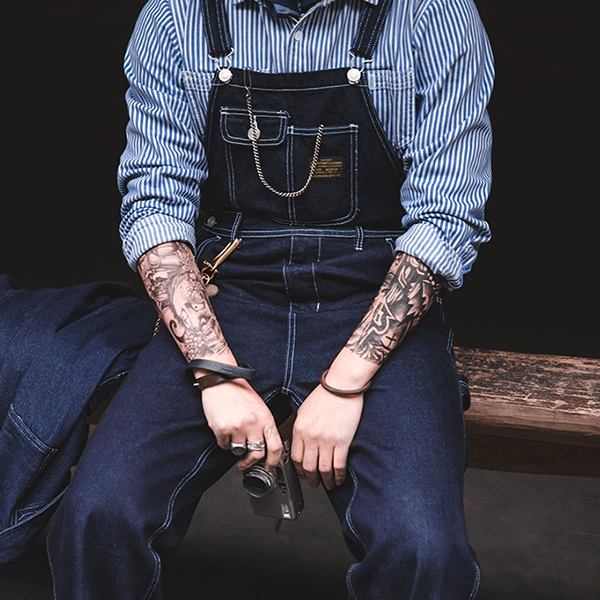 Denim Overalls Military US Army