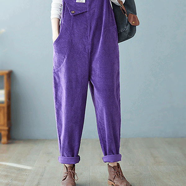 Sweet Velvet Overalls