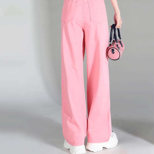 Women's Pink Dungarees