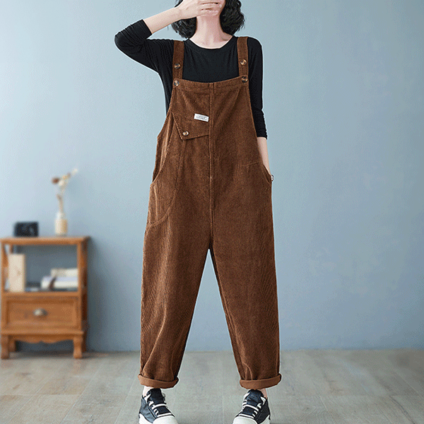 Velvet Overalls for Women