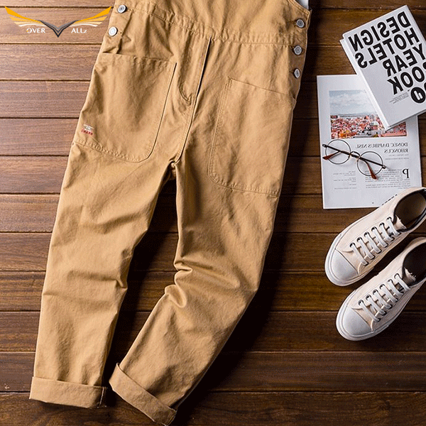 Beige Work Dungarees