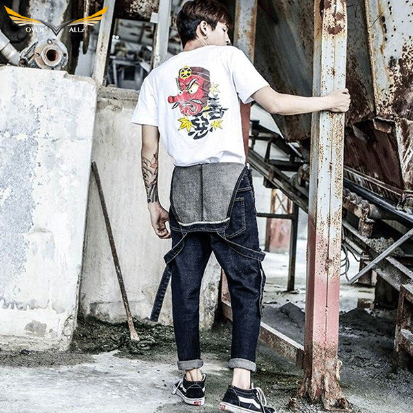Bib Overall Pockets with Suspenders