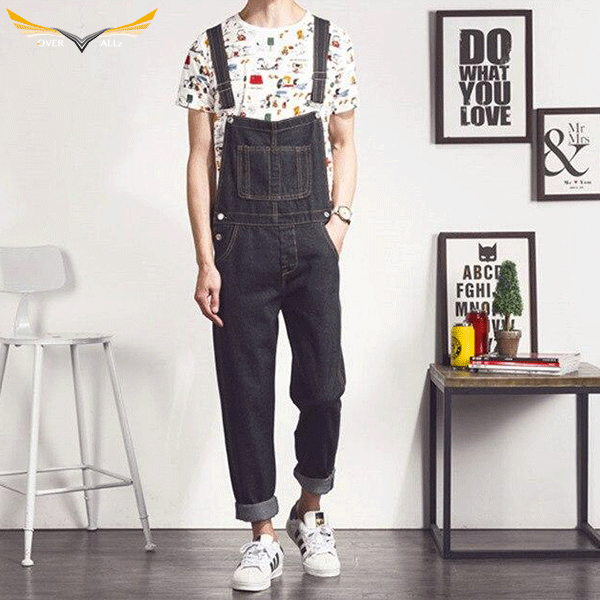 Black Bib Dungarees