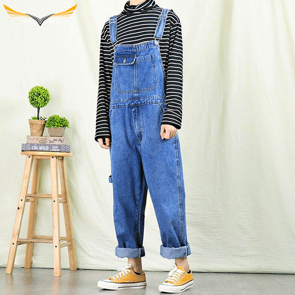 Blue Jeans Overalls Mens