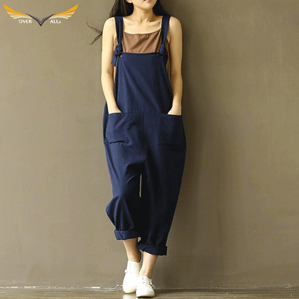 Bohemian Cotton Overalls