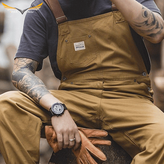 Brown Corduroy Overalls