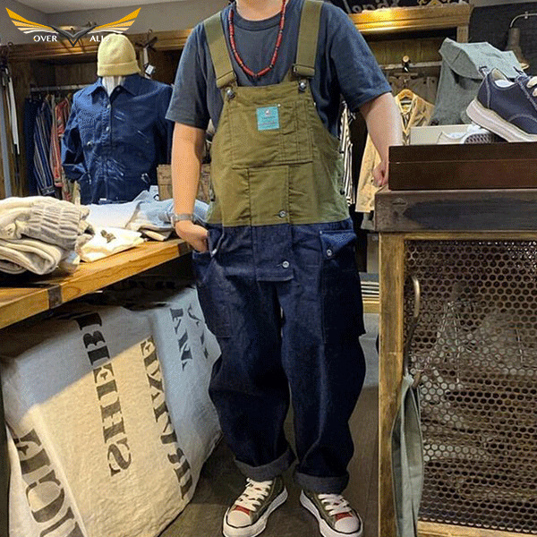 Brown Duck Bib Dungarees