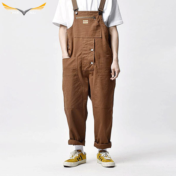 Brown Work Overalls