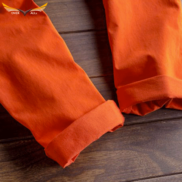 Burnt Orange Bib Dungarees