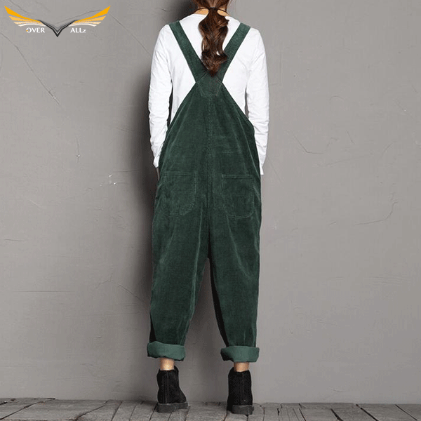 Dark Green Dungarees