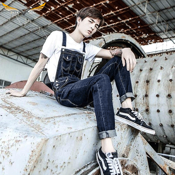Denim Bib Overall Pockets