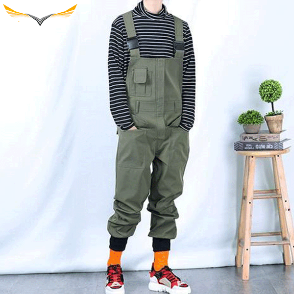 Green Overalls Fashion