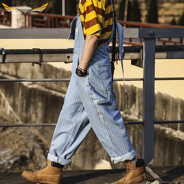 Hickory Stripe bib Dungarees
