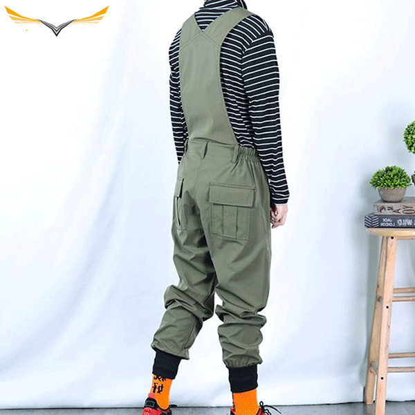 Khaki Overalls Fashion