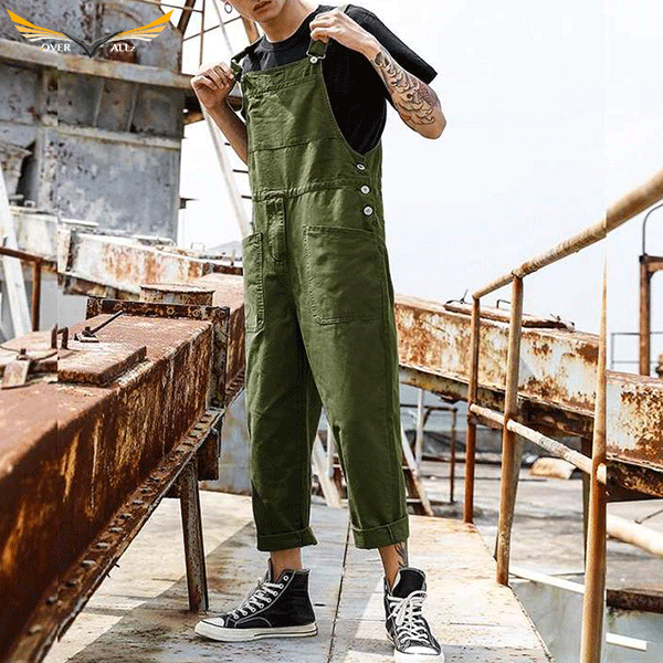 Khaki Uniform Overalls Over Allz