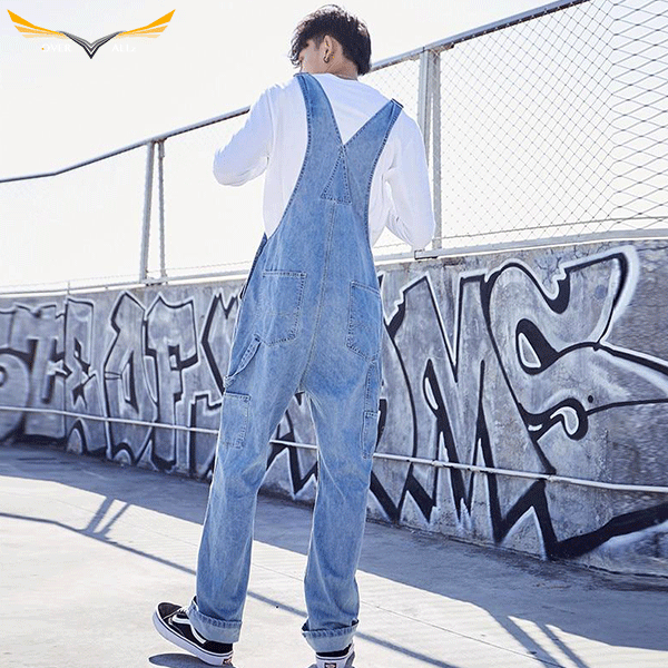 Light Blue Denim Bib Overalls
