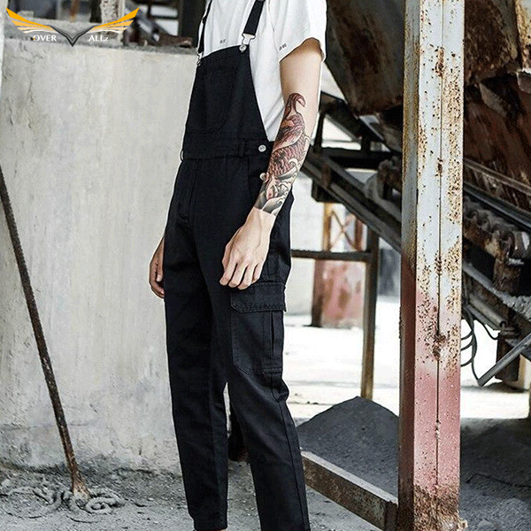 Mens Dark Dungarees Work