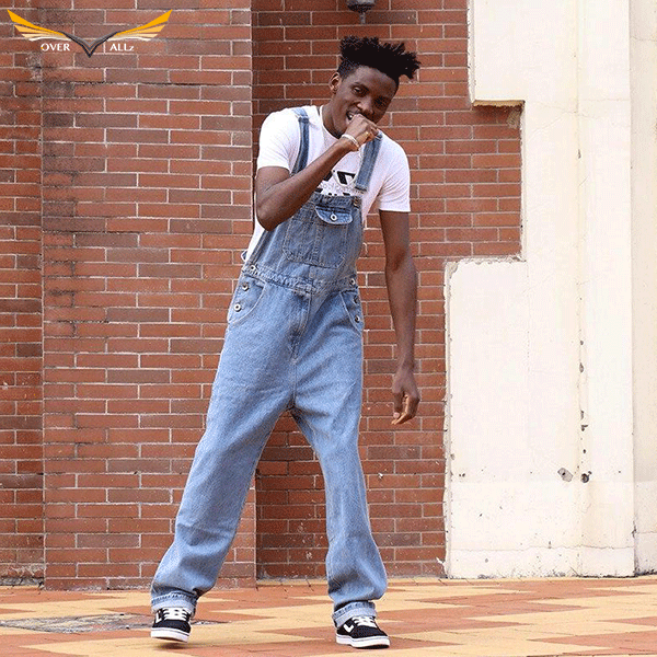 Men's Light Blue Overalls