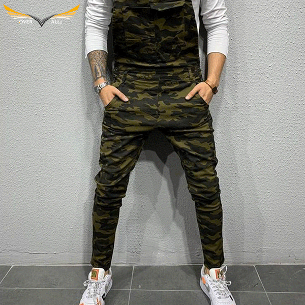 Men's Skinny Bib Overalls