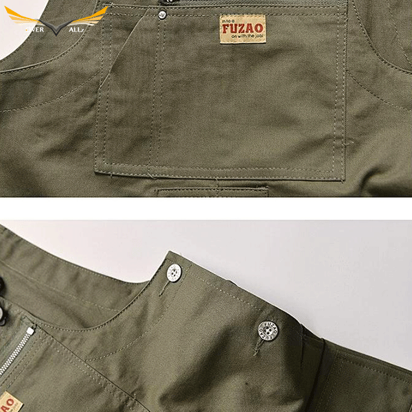 Olive Green Dungarees