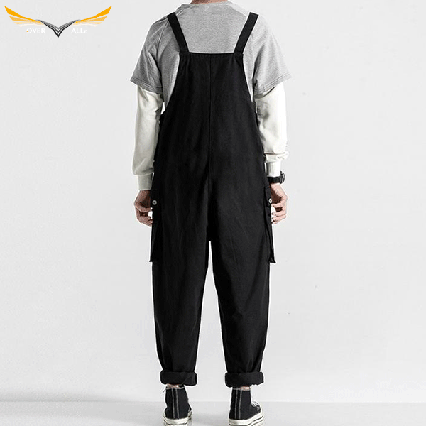 Oversized Black Dungarees