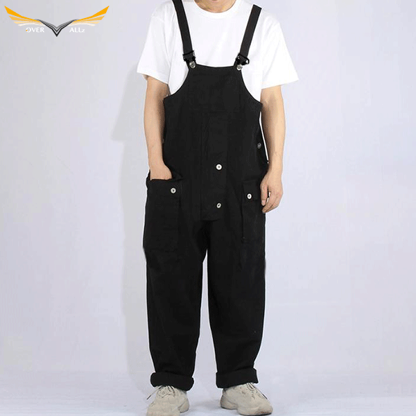 Oversized Dark Overalls