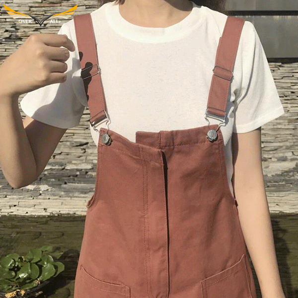 Planting Overall Shorts