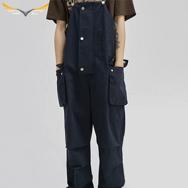 Plus Size Dark Overalls