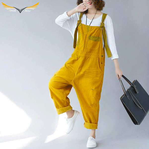 Retro Yellow Overalls