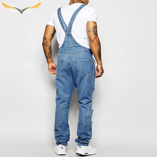 Ripped Dungarees Pants