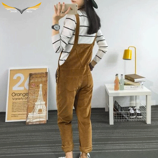 Sweet Vintage Velvet Overalls