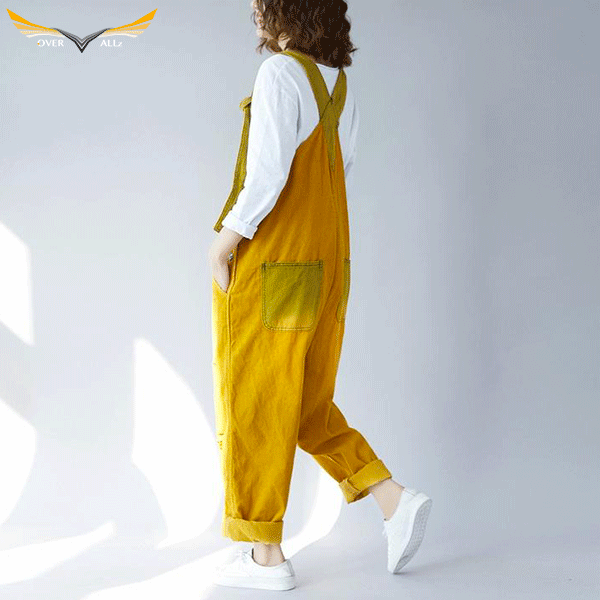 Vintage Yellow Dungarees