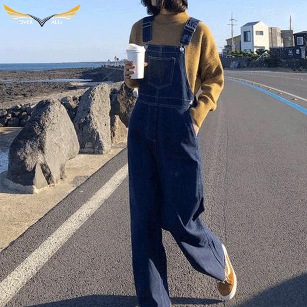 Womens Tall Denim Overalls