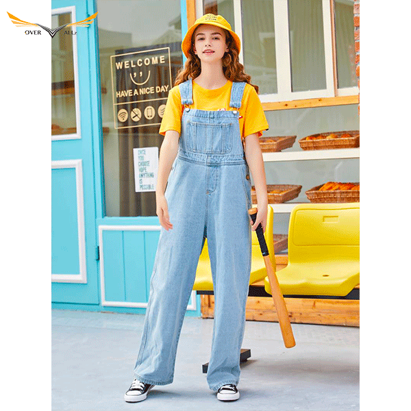 Large Denim Dungarees