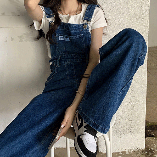 Outfit High Waist Overalls