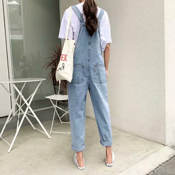 Brace Overalls with Pocket