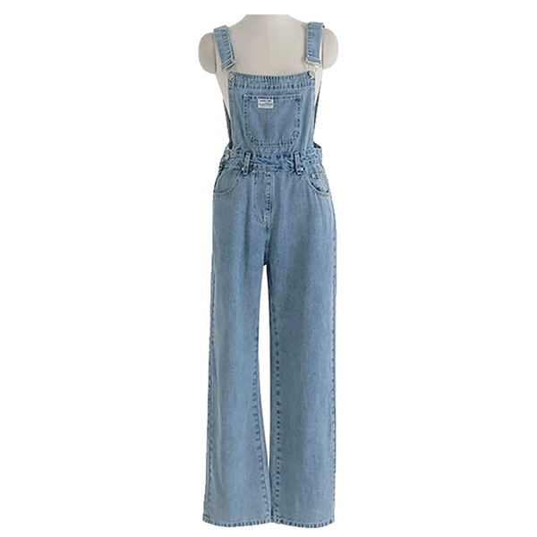 Denim Overalls with Loops