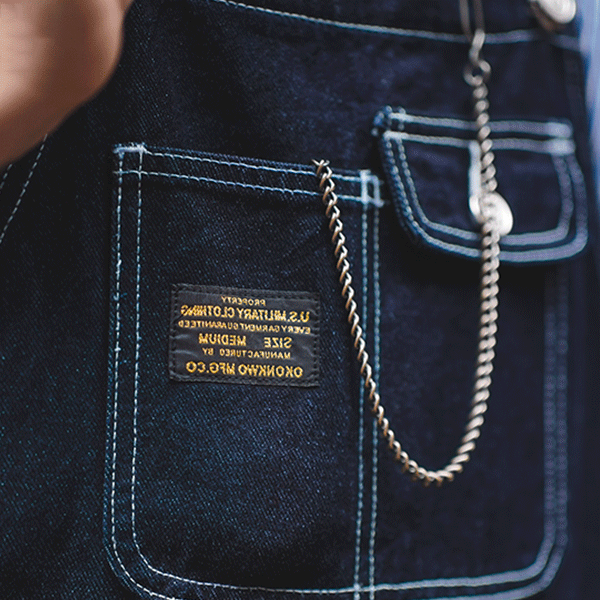 Denim Overalls Military US Army