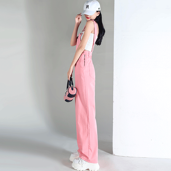 Pink Powdery Overalls