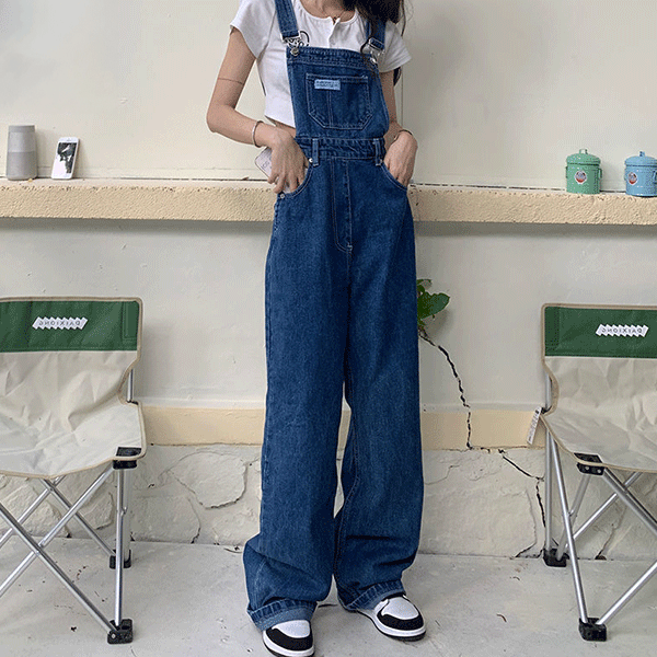 Women's Jean High Waist Overalls