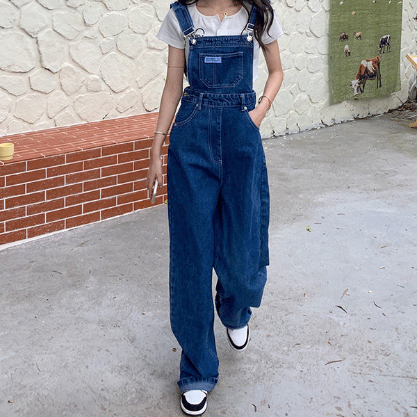 Women's High Waist Dungarees