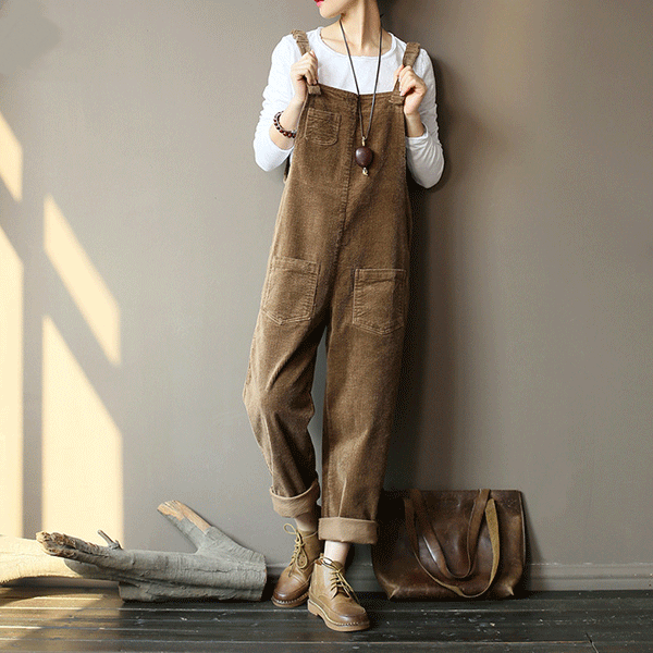 Women's Corduroy Overalls