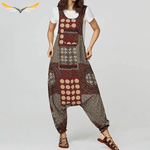 African Dungaree Dress