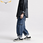 Baggy Blue Jean Overalls