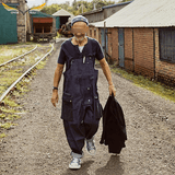 Baggy Denim Overalls
