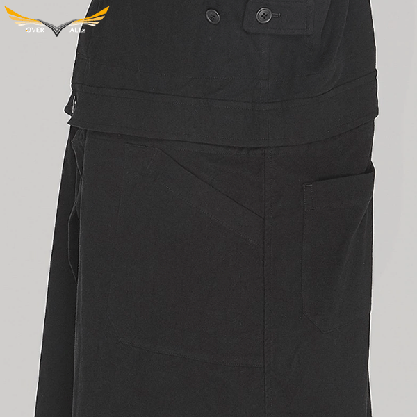 Black Bib Overalls for Men