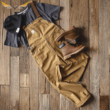 Brown Corduroy Overalls for Work