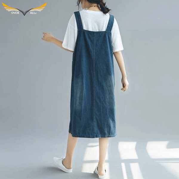 Cotton Dungaree Dress