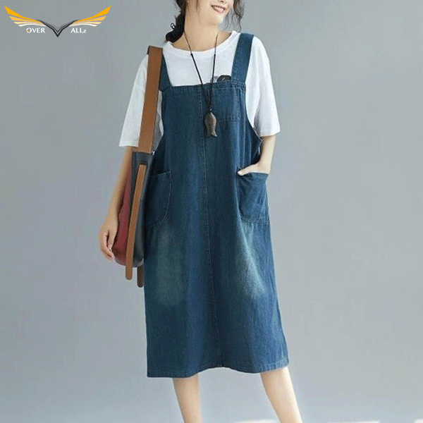 Cotton Overall Dress